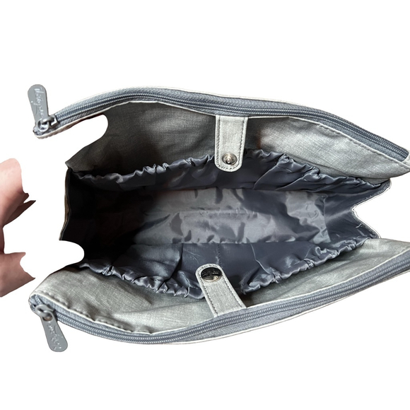 Thirty-One Gray Medium Cosmetic Bag - Picture 4 of 11